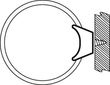 Hellermann LKC-PA66-BK(100) Befestigungs 
