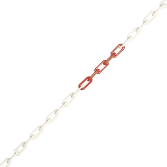 HEIN 152449 Gütekette rot/weiß Nylon Ø 
