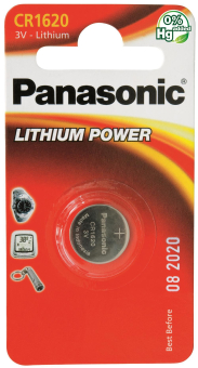 Panasonic Lithium Power      CR1620EL/1B 