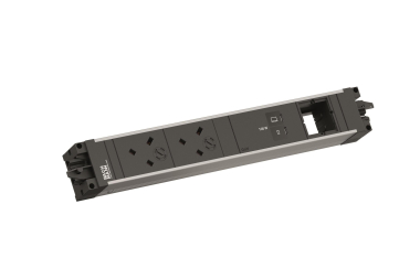 Bachmann STEP ALU 2xUK 1xUSB   BM0023836 