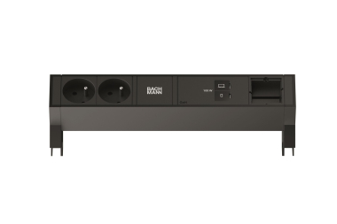 Bachmann DESK2 2xUTE 1xUSB C/C BM0023739 