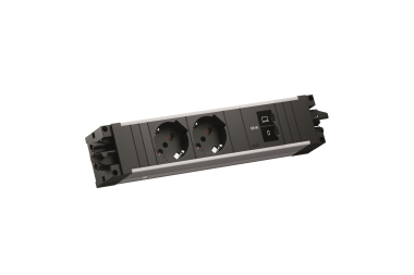 Bachmann STEP ALU 2xP40 1xUSB  BM0022992 