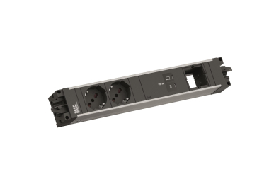 Bachmann STEP ALU 2xP40 1xUSB  BM0023839 