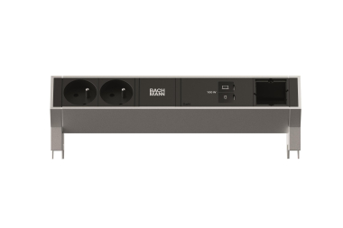 Bachmann DESK2 2xUTE 1xUSB C/C BM0023743 