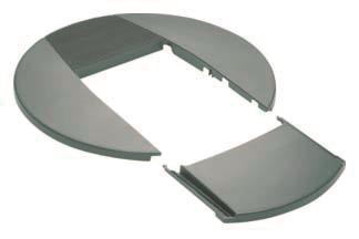 Hager Rosette f.Deckenanschluss DAC80LAN 