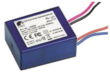 Rutec LED Konverter600mA 1,8W-6,6W 85950 