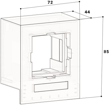 GGK 16701         MBdomino40x60alpinweiß 