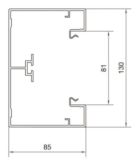 Hager Brüstungsk.Unterteil BRA8513019016 