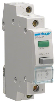 Hager Taster 16A 1Schließer       SVN411 