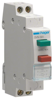 Hager Doppeltaster 16A            SVN391 