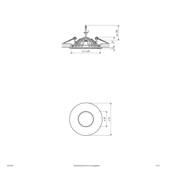 EVN LED Deckeneinbau -rund -     DL07502 