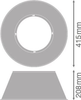 LEDV HB ALU REFLECTOR 93W 