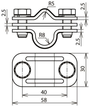 Dehn UNI-Trennkl. UTK 200 8.10 16 ZP V2A 