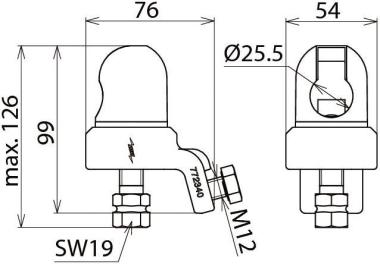 DEHN Kugelkopfhaube D 25mm   KKH 25 D SK 