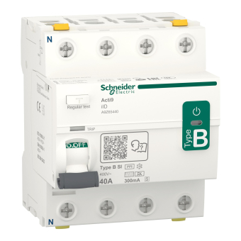 Schneider FI-Schalter 4P 40A    A9Z65440 