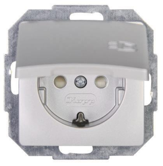 KOPP Steckdose m.D. PAR silb   920820085 