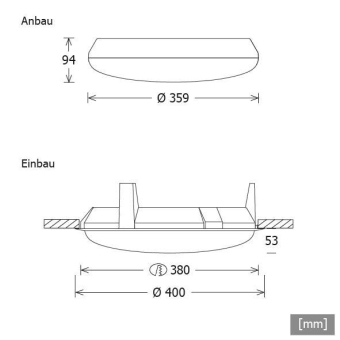 LTS Deckenleuchte         DISC-I 40.1740 