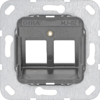 GIRA 560200 Modular Jack MJ-02 2fach 