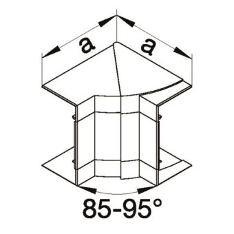 Hager Inneneck einstellbar BR651304H9016 