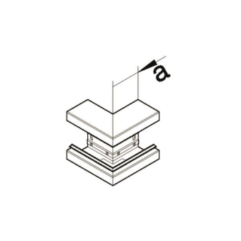 Hager Außeneck Grundprofil  BR6513039016 