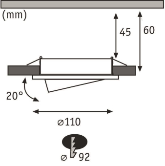 PAULM Quality EBL schwenkbar       98968 