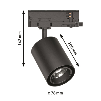 Paulmann ProRail3 Spot Kratos 20W  96551 