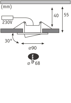 Paulmann Einbauleuchte LED Calla   99935 