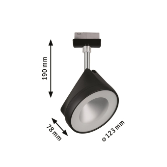 Paulmann URail Spot Arena 1x15W    96942 