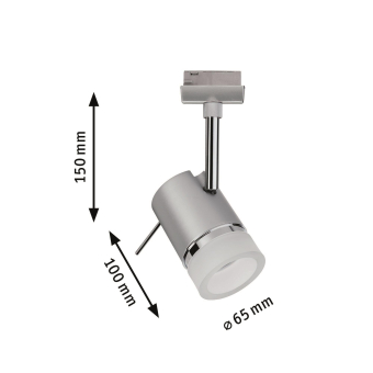 PAULM URail Spot Pipe max.1x10W    97612 
