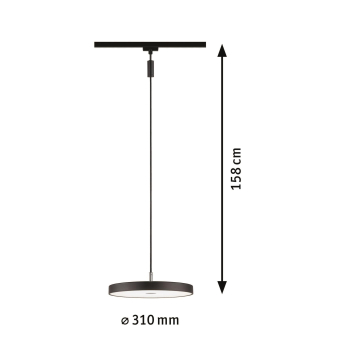 Paulmann URail Pendant Hildor      96798 