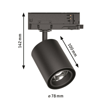 Paulmann ProRail3 Spot Kratos 20W  96557 