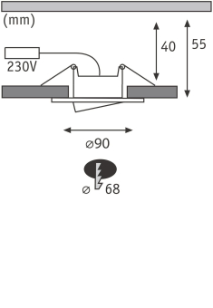 Paulmann Einbauleuchte LED Calla   99937 