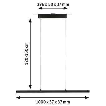 Paulmann URail Pendel Lento 42W    96816 