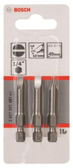 Bosch Schrauberbit Extra-Hart 3 Stk 