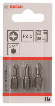 Bosch Schrauberbit Extra-Hart PZ1 