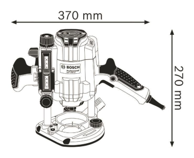 Bosch Oberfräse GOF 1250 CE   0601626001 
