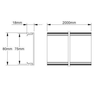 Kleinhuis Gerätekanaloberteil     BO80.8 