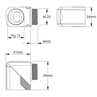 HKL Kabelverschr.-Winkel        240M2013 