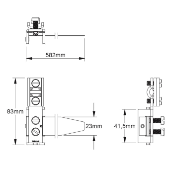 Kleinhuis Erdungs-Bandschelle DM    39/6 