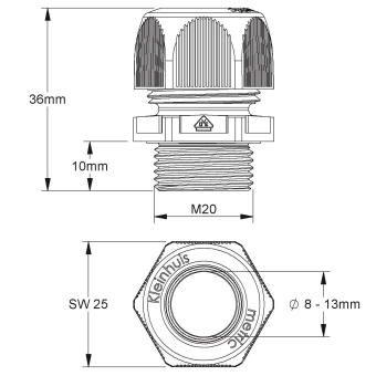 HKL Verschraubung M20                350 