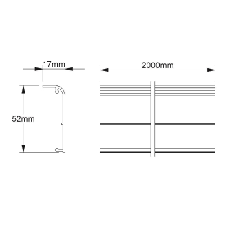 Kleinhuis SDK-Kanaloberteil 50mm  SD50.3 