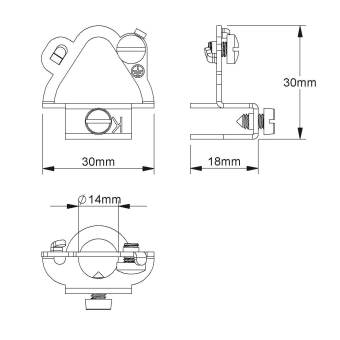 HKL MS Aufhänger M13                446E 