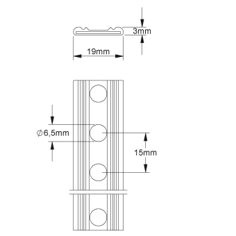 HKL Gelochtes Montageband        1518/19 