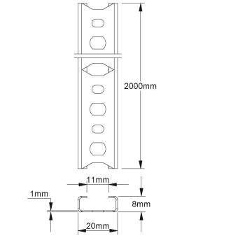 HKL Profilschiene                 2761/2 