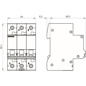 Siemens Automat C 32A           5SL63327 
