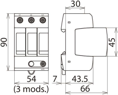 Dehn 908314 DG MU 3PY DG MU 3PY 480 3W+G 