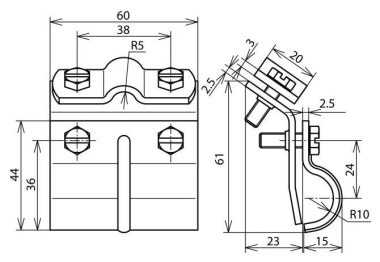 DEHN Dachrinnenklemme             339010 