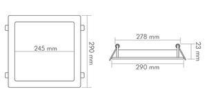 Nobile LED Panel Flat 300 Q   1503014112 