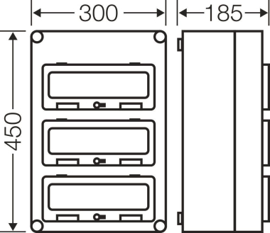 HENS Mi-Automatengehäuse 36TE    Mi 1337 