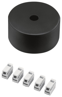 Zumtobel CEILING ROSE ROUND BK  22171727 